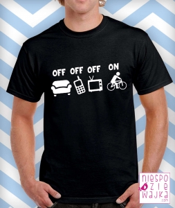 Koszulka OFF ON na rower ...